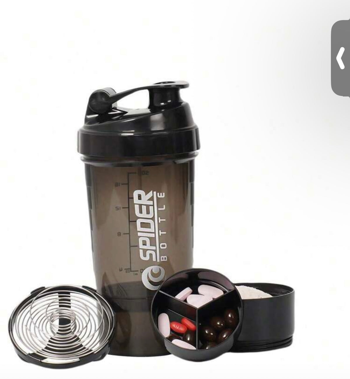 Plastic Shaker Cup, Fitness Protein Powder Mixing Cup,